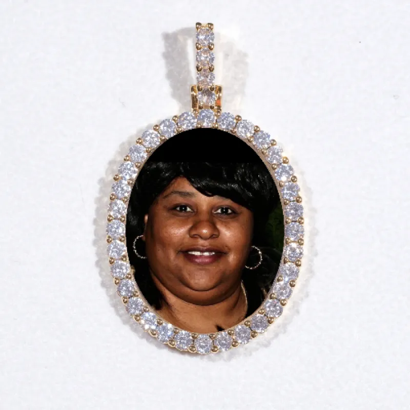 3D Oval Custom Picture Pendant sold by The GUU Shop