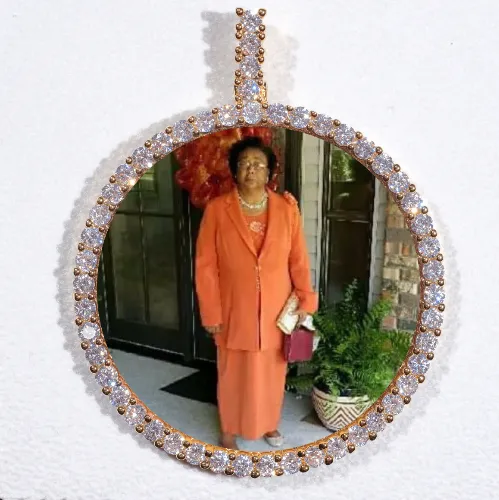 LARGE 3D CIRCLE CUSTOM PICTURE PENDANT sold by The GUU Shop