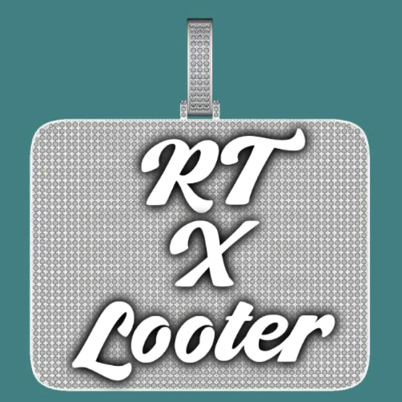 CUSTOM LETTER NECKLACE 3D BIG SQUARE sold by The GUU Shop