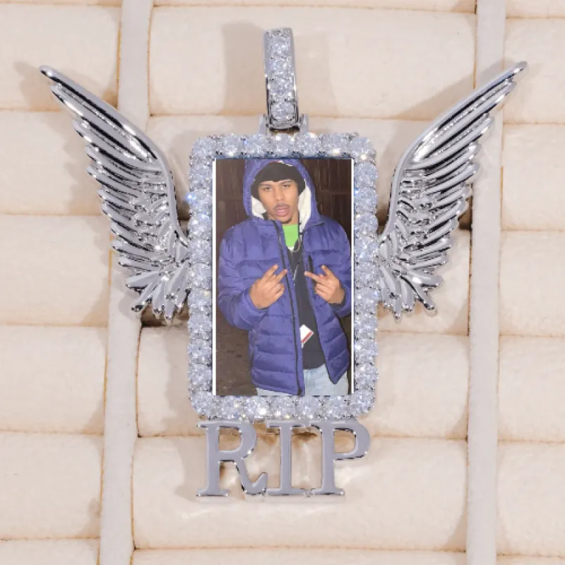 RIP WING 3D CUSTOM PICTURE PENDANT sold by The GUU Shop