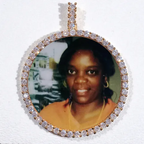 LARGE 3D CIRCLE CUSTOM PICTURE PENDANT sold by The GUU Shop