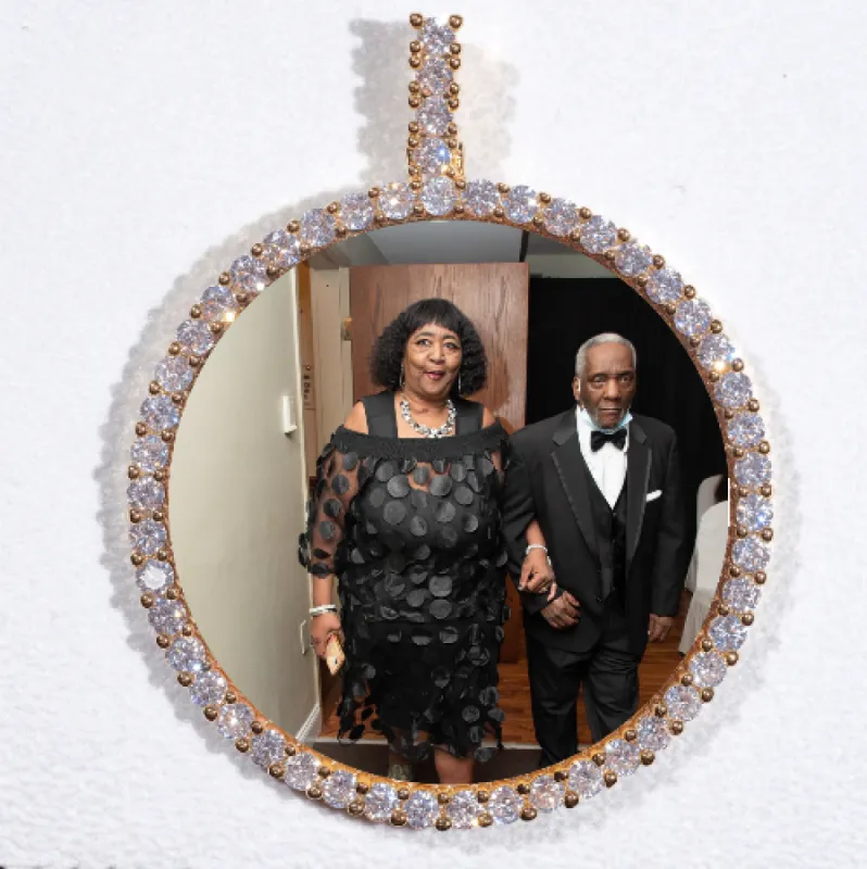 LARGE 3D CIRCLE CUSTOM PICTURE PENDANT sold by The GUU Shop