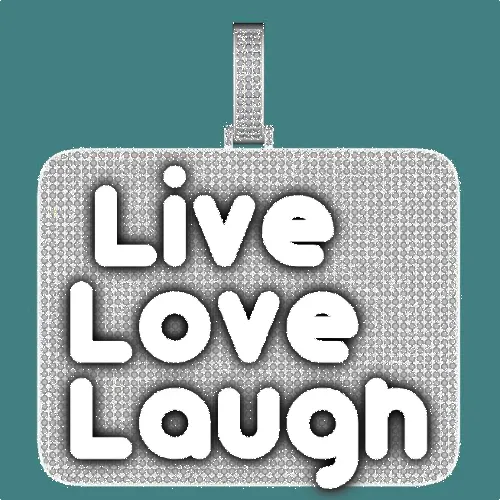 CUSTOM LETTER NECKLACE 3D BIG SQUARE sold by The GUU Shop