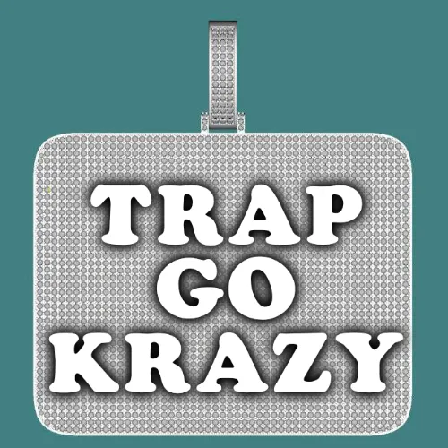 CUSTOM LETTER NECKLACE 3D BIG SQUARE sold by The GUU Shop