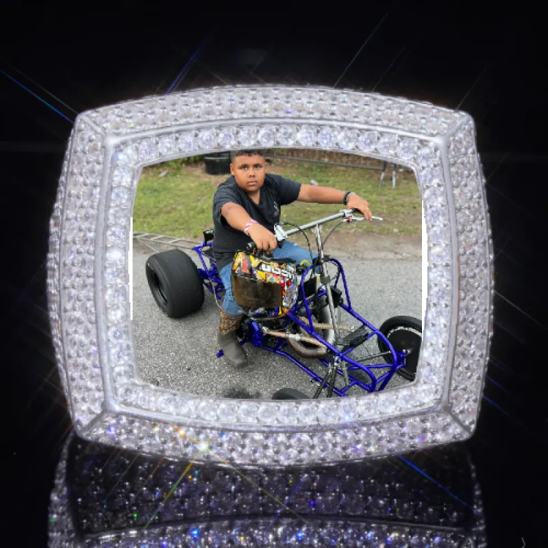 3D CUSTOM PICTURE ICED RING sold by The GUU Shop