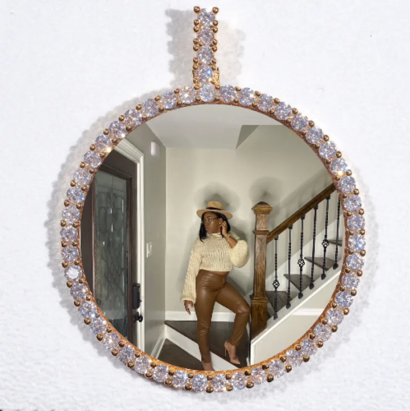 LARGE 3D CIRCLE CUSTOM PICTURE PENDANT sold by The GUU Shop