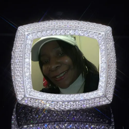 3D CUSTOM PICTURE ICED RING sold by The GUU Shop