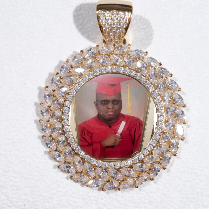 CUSTOM LETTER NECKLACE 3D BIG OCTAGON sold by The GUU Shop