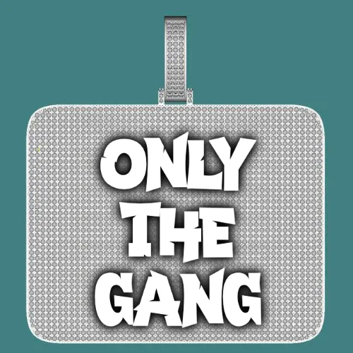 CUSTOM LETTER NECKLACE 3D BIG SQUARE sold by The GUU Shop