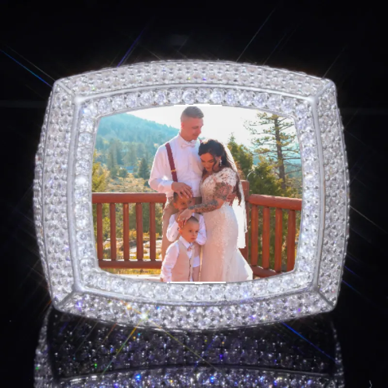 3D CUSTOM PICTURE ICED RING sold by The GUU Shop