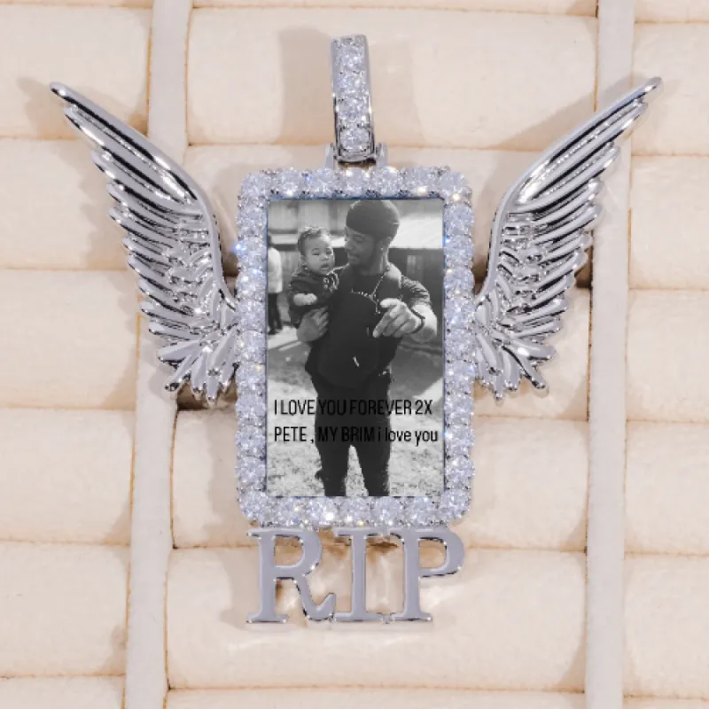 RIP WING 3D CUSTOM PICTURE PENDANT made by The GUU Shop