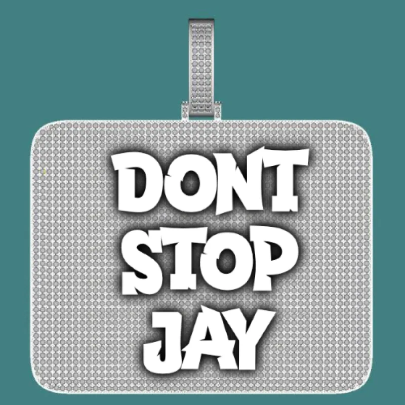 CUSTOM LETTER NECKLACE 3D BIG SQUARE sold by The GUU Shop