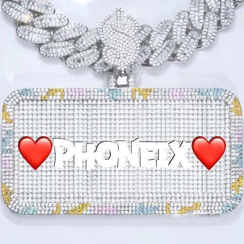 CUSTOM LETTER NECKLACE 3D COLORFUL SQUARE sold by The GUU Shop