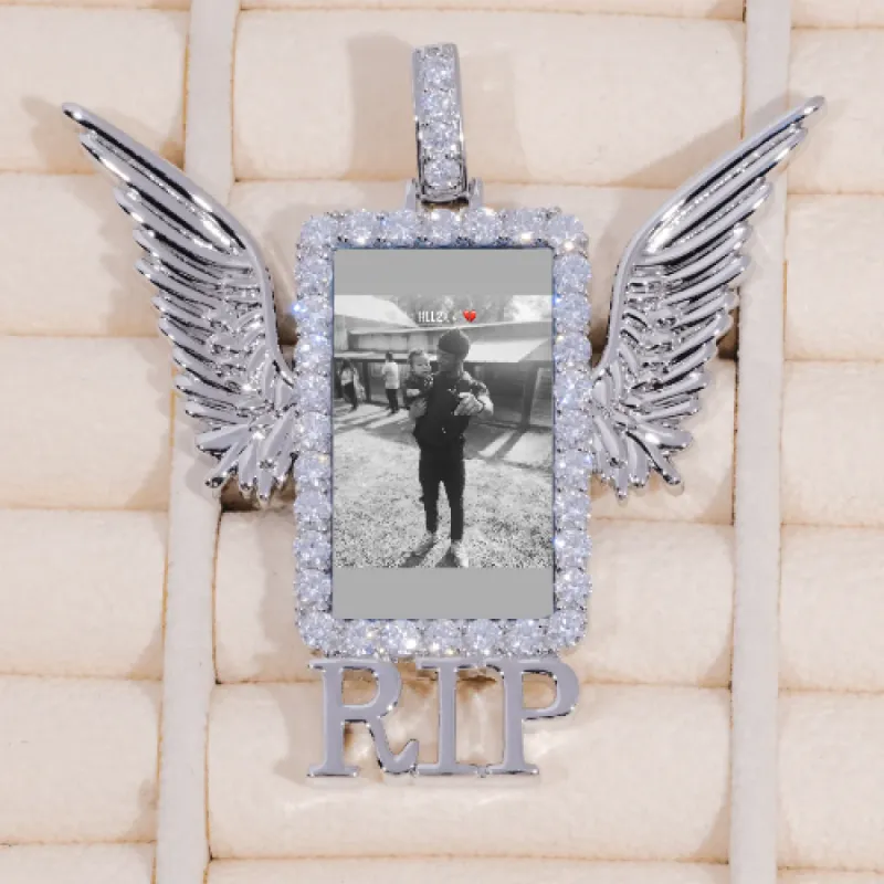 RIP WING 3D CUSTOM PICTURE PENDANT made by The GUU Shop