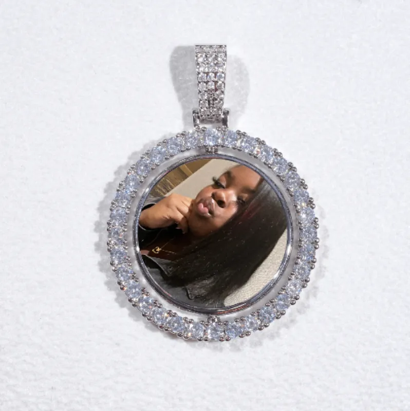 3D Spinning 2-Faced Custom Picture Pendant sold by The GUU Shop