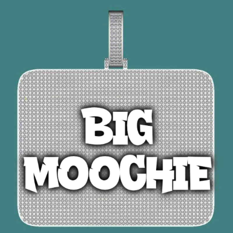 CUSTOM LETTER NECKLACE 3D BIG SQUARE sold by The GUU Shop