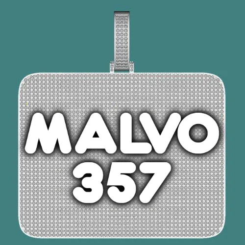 CUSTOM LETTER NECKLACE 3D BIG SQUARE sold by The GUU Shop