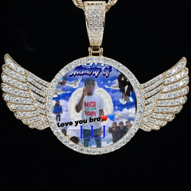 CUSTOM PICTURE PENDANT STYLE-4 sold by The GUU Shop