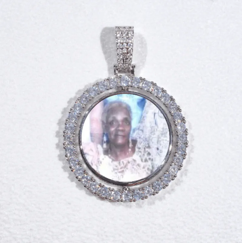 3D Spinning 2-Faced Custom Picture Pendant sold by The GUU Shop