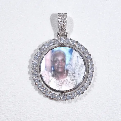 3D Spinning 2-Faced Custom Picture Pendant sold by The GUU Shop