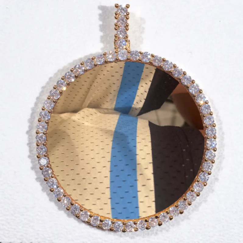 LARGE 3D CIRCLE CUSTOM PICTURE PENDANT sold by The GUU Shop