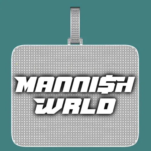 CUSTOM LETTER NECKLACE 3D BIG SQUARE sold by The GUU Shop