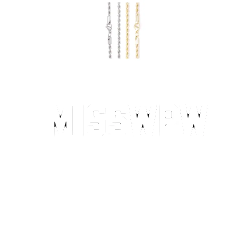 Custom Letters Baguette Two Layer Necklace sold by The GUU Shop