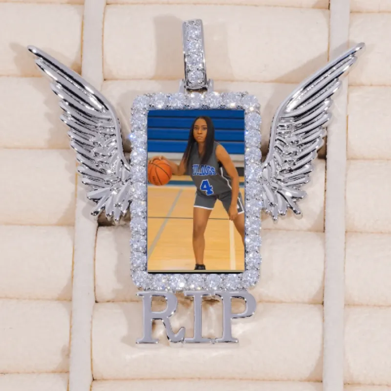 RIP WING 3D CUSTOM PICTURE PENDANT made by The GUU Shop