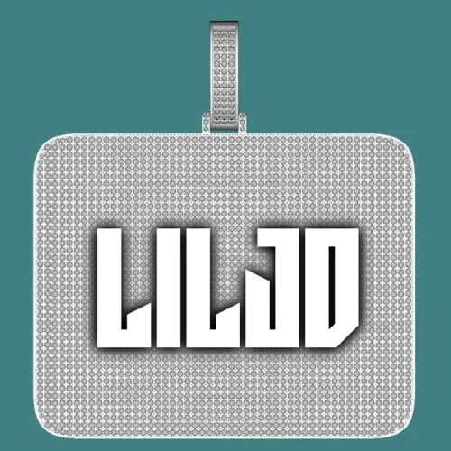 CUSTOM LETTER NECKLACE 3D BIG SQUARE sold by The GUU Shop