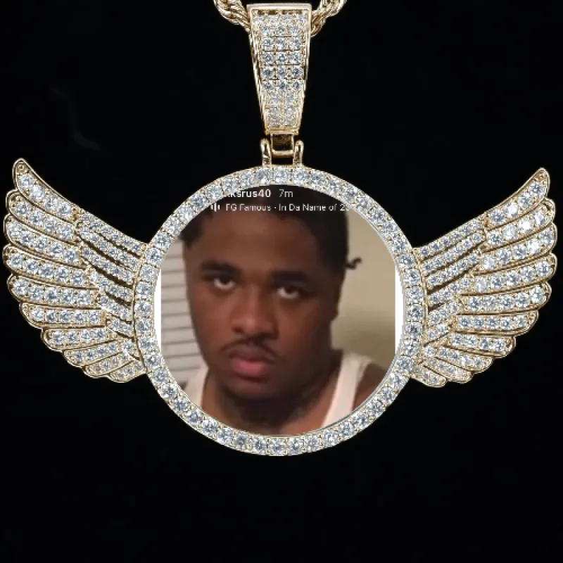 CUSTOM PICTURE PENDANT STYLE-4 sold by The GUU Shop