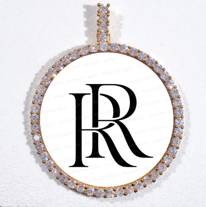 LARGE 3D CIRCLE CUSTOM PICTURE PENDANT sold by The GUU Shop