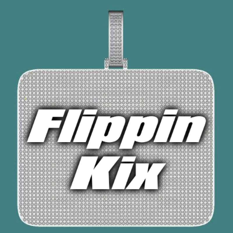 CUSTOM LETTER NECKLACE 3D BIG SQUARE sold by The GUU Shop