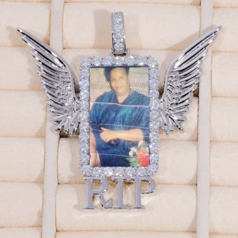 RIP WING 3D CUSTOM PICTURE PENDANT made by The GUU Shop