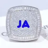 CUSTOM LETTER 3D ICED RING sold by The GUU Shop