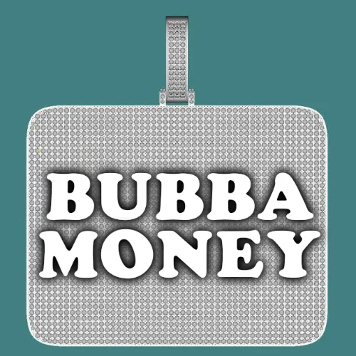 CUSTOM LETTER NECKLACE 3D BIG SQUARE sold by The GUU Shop