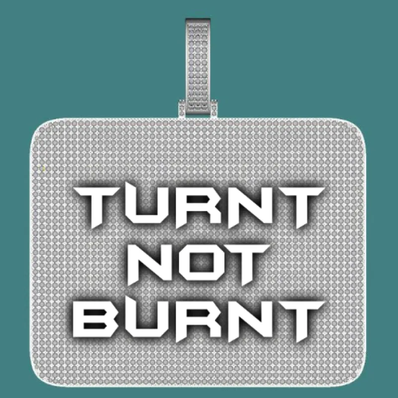 CUSTOM LETTER NECKLACE 3D BIG SQUARE sold by The GUU Shop