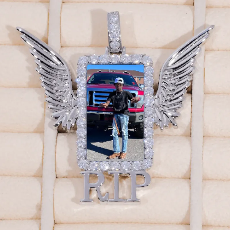 RIP WING 3D CUSTOM PICTURE PENDANT made by The GUU Shop
