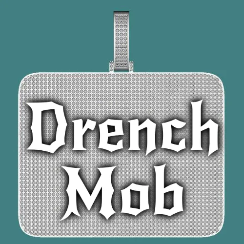 CUSTOM LETTER NECKLACE 3D BIG SQUARE sold by The GUU Shop