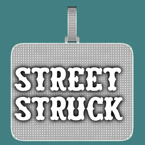 CUSTOM LETTER NECKLACE 3D BIG SQUARE sold by The GUU Shop