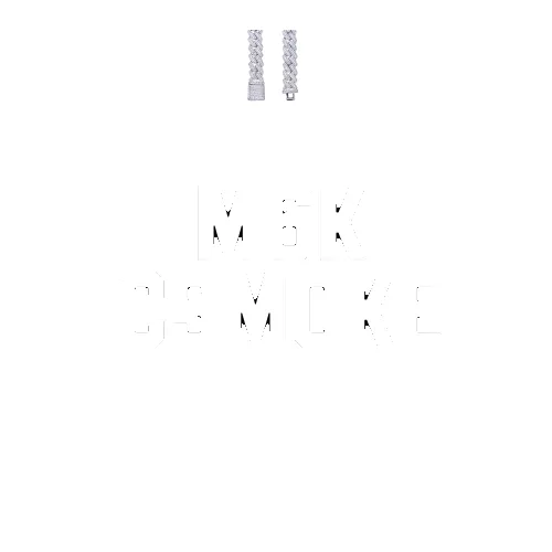 Custom Letters Baguette Two Layer Necklace sold by The GUU Shop