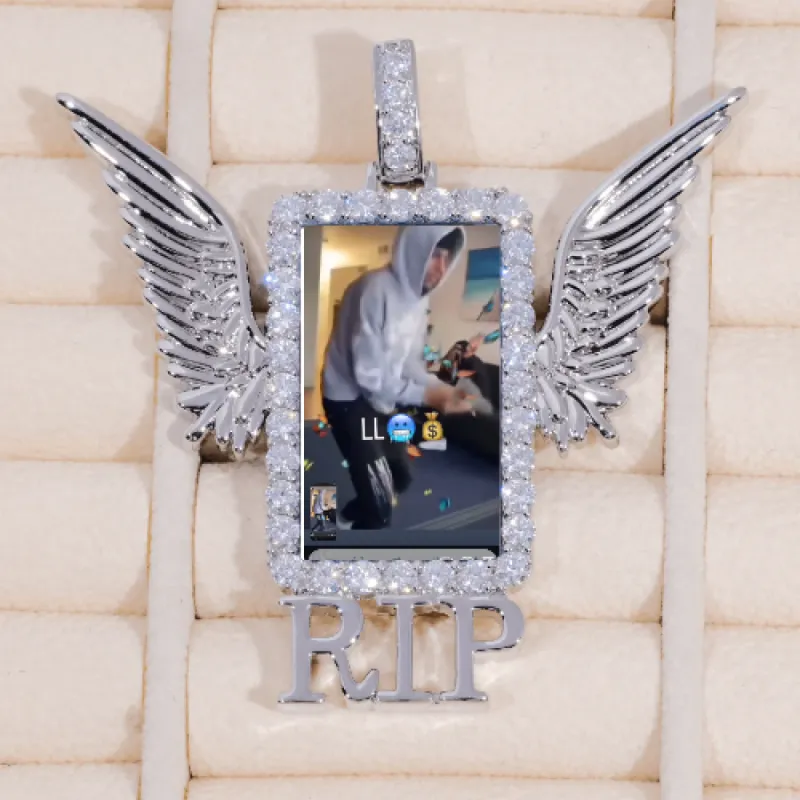 RIP WING 3D CUSTOM PICTURE PENDANT made by The GUU Shop