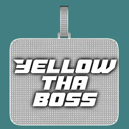 CUSTOM LETTER NECKLACE 3D BIG SQUARE sold by The GUU Shop