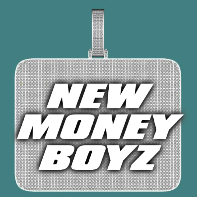 CUSTOM LETTER NECKLACE 3D BIG SQUARE sold by The GUU Shop