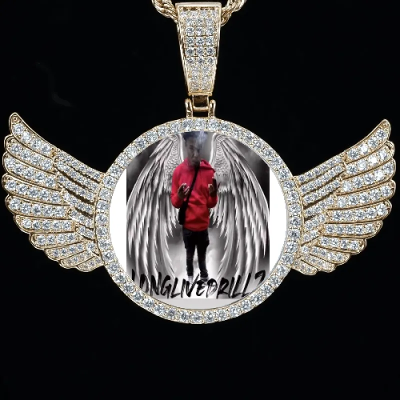 CUSTOM PICTURE PENDANT STYLE-4 sold by The GUU Shop