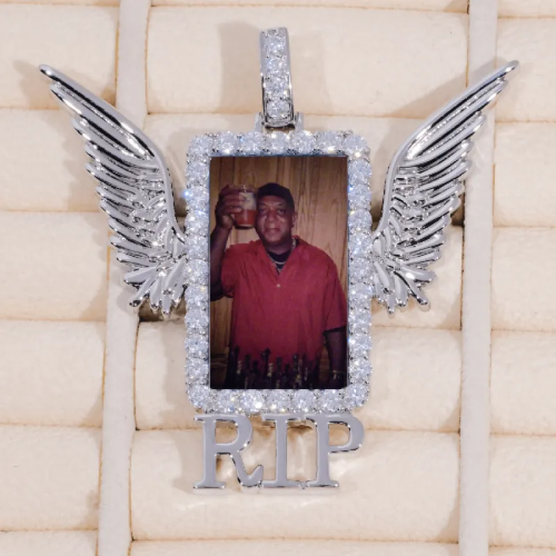 RIP WING 3D CUSTOM PICTURE PENDANT made by The GUU Shop