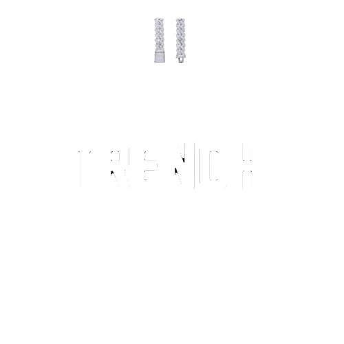 Custom Letters Baguette Two Layer Necklace sold by The GUU Shop