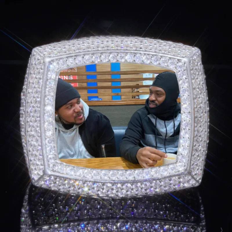 3D CUSTOM PICTURE ICED RING sold by The GUU Shop