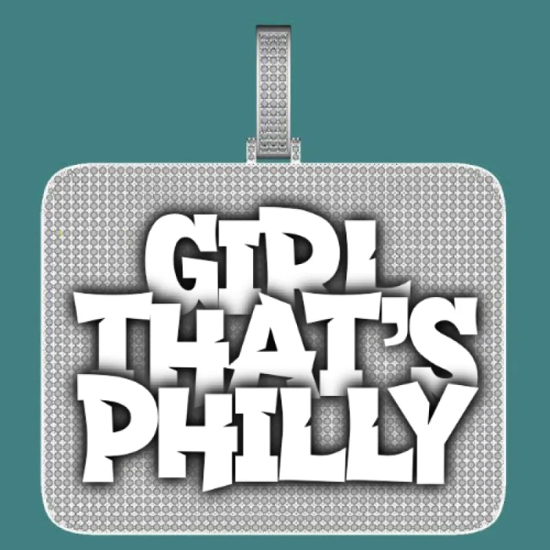 CUSTOM LETTER NECKLACE 3D BIG SQUARE sold by The GUU Shop