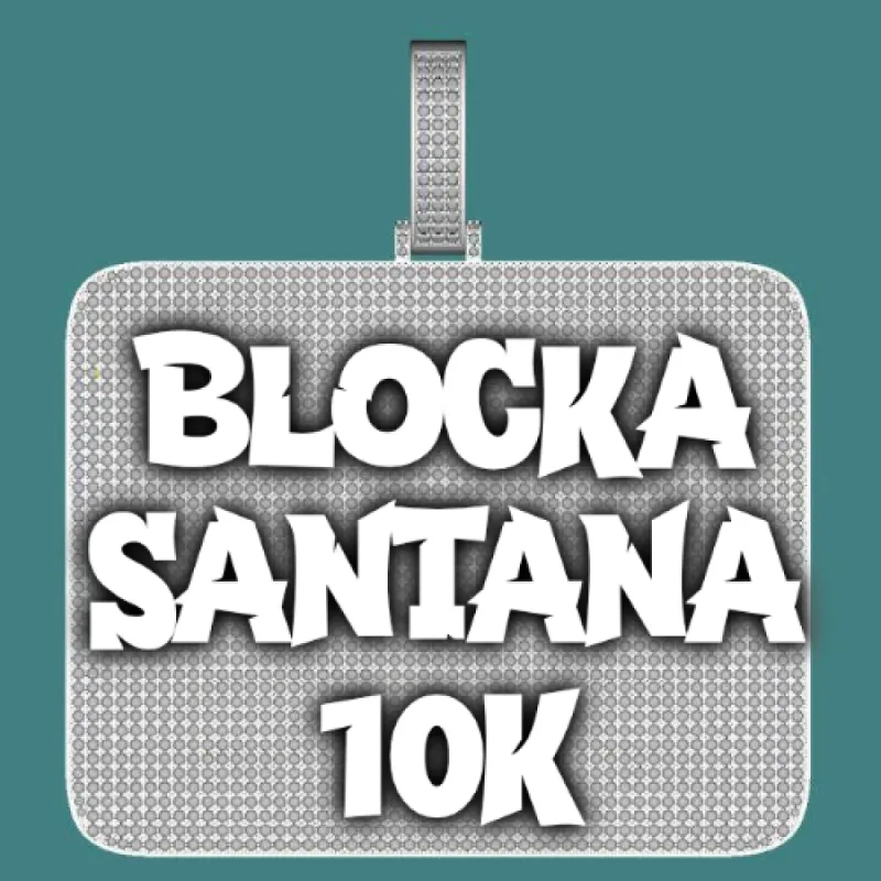 CUSTOM LETTER NECKLACE 3D BIG SQUARE sold by The GUU Shop