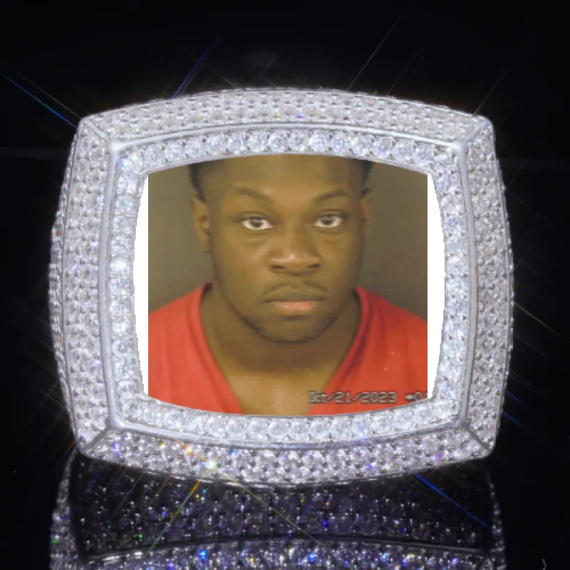 3D CUSTOM PICTURE ICED RING sold by The GUU Shop